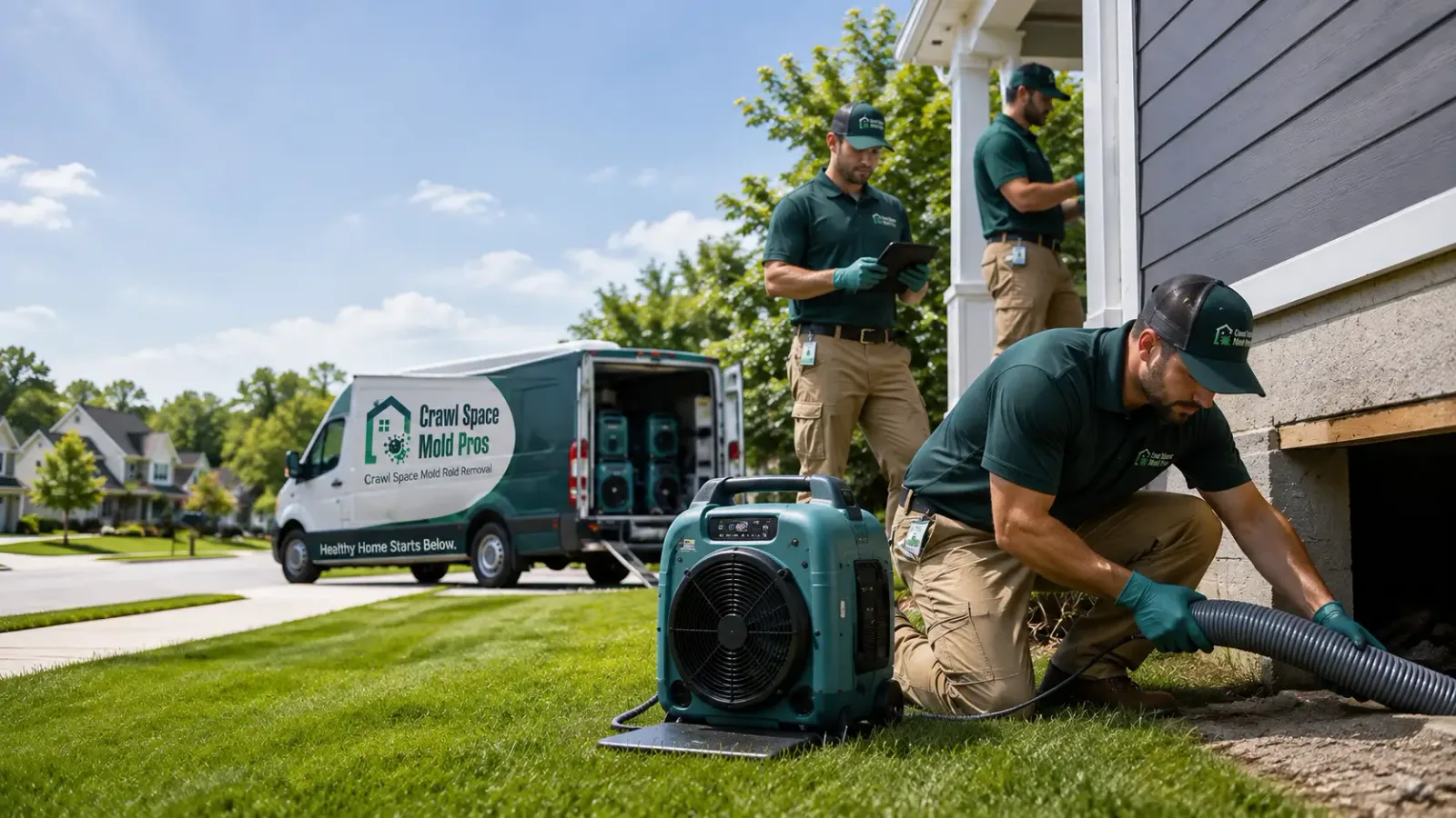 Crawl Space Mold Removal in Roslyn, NY
